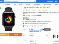 Apple, Watch Seres 3, GPS, LTE, Cellular, Flipkart, The Big Freedom Sale