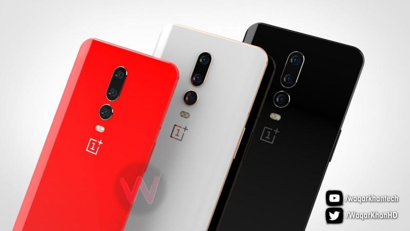 OnePlus 6T renders by Waqar Khan OnePlus 6T renders by Waqar Khan