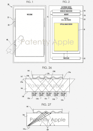 Apple plans to bring advanced in-display 3D fingerprint scanner in future iPhones. Apple, Patent, 3D finger scanner,