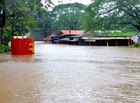 Flood like situation at Kukke Subramanya temple in Karnataka