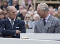 Prince Philip and Prince Charles