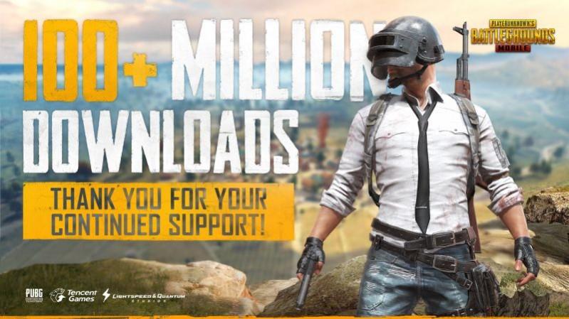 PUBG Mobile crosses 100 million downloads PUBG Mobile crosses 100 million downloads