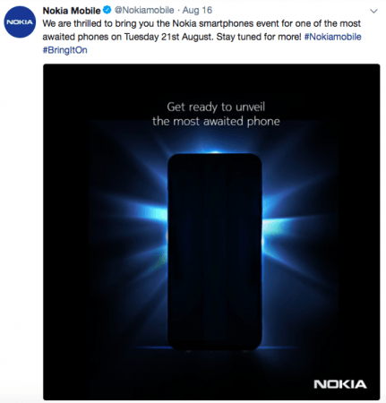 Nokia is launching a new smartphone in India on August 21 Nokia is launching a new smartphone in India on August 21