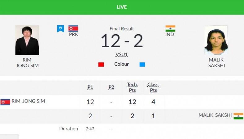Asian Games results Sakshi Malik
