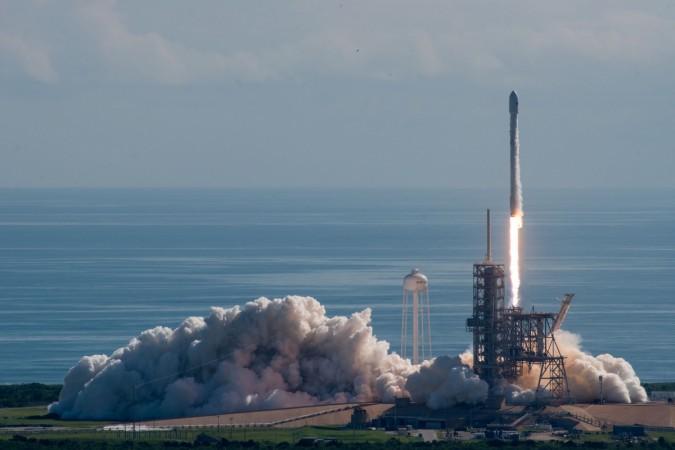 The OTV 5 launch by SpaceX from the Kennedy Space Center- Spetember 2017. The booster core was also landed successfully after launch Falcon 9 launch