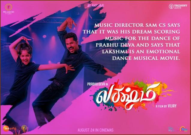 Prabhu Deva and Ditya Bhande in Lakshmi. Lakshmi