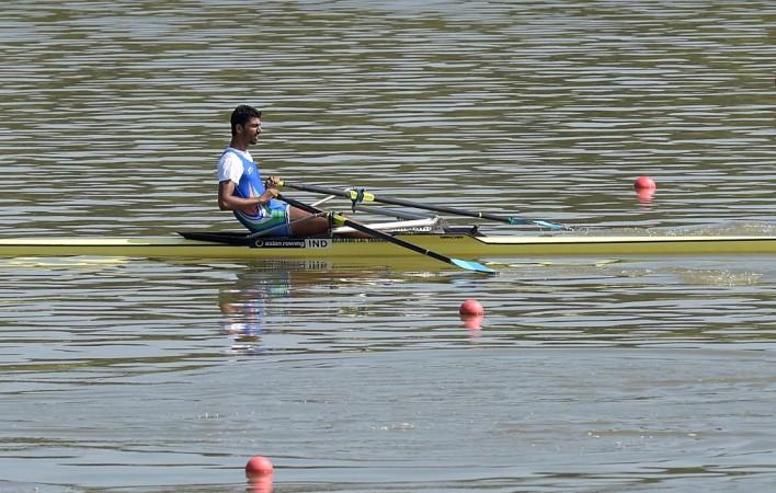 File photo: Sawarn Singh was the senior most member of the mens' quadruple gold medal-winning team from India. Rowing - Asian Games Sawarn Singh