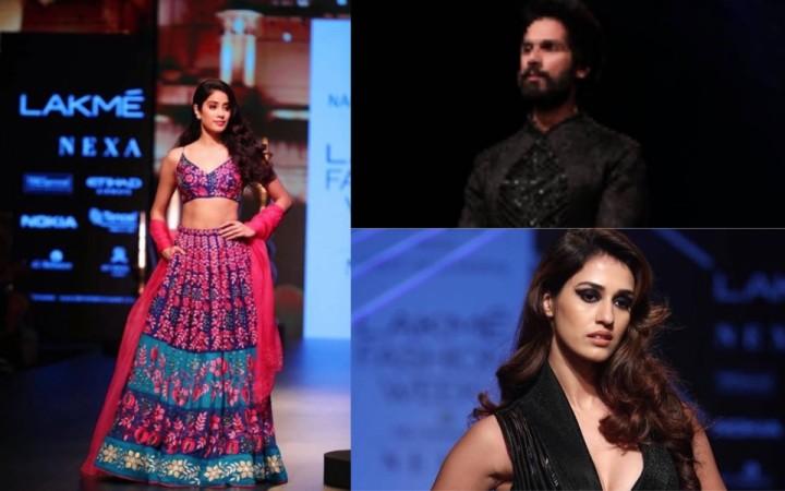 LFW 2018: Janhvi Kapoor dazzles in pink, Shahid Kapoor and Disha Patani go black LFW 2018: Janhvi Kapoor dazzles in pink, Shahid Kapoor and Disha Patani go black