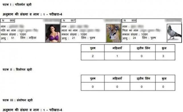 Sunny Leone's picture appears in voters' list of Uttar Pradesh Sunny Leone's picture appears in voters' list of Uttar Pradesh