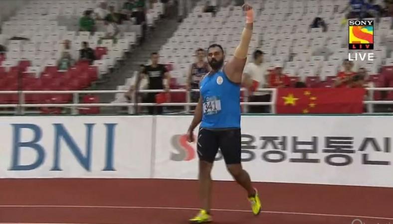 Men's shot put final Asian Games 2018