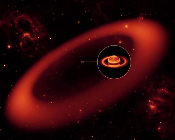 Saturn's largest ring is massive Saturn's largest ring