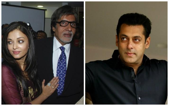 Aishwarya Rai Bachchan and Amitabh Bachchan (left) Salman Khan Aishwarya Rai Bachchan and Amitabh Bachchan (left) Salman Khan
