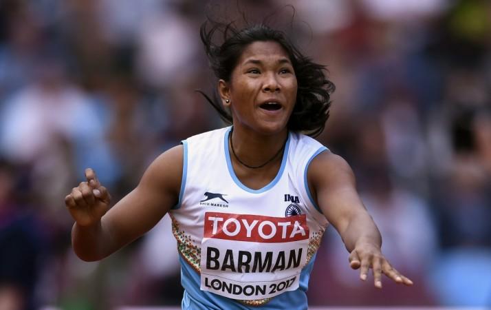 File photo of India's heptathlon athlete Swapna Barman. Swapna Barman