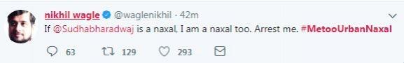 urban naxal tweet 2