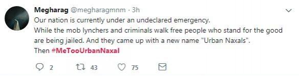 urban naxal tweet 9
