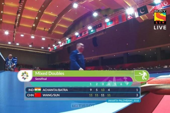 Table Tennis - Mixed doubles SF Asian Games