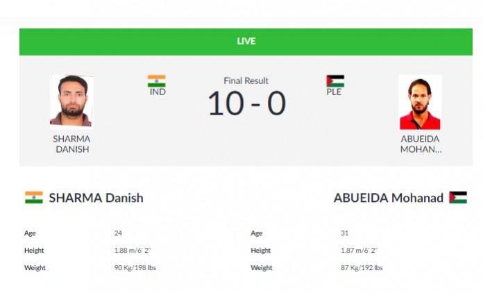 Danish Sharama - Kurash Round of 16 result. Asian Games 2018