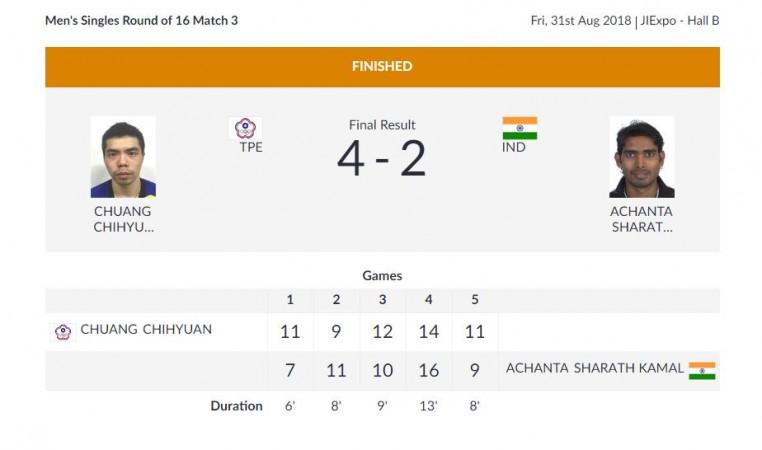 Table Tennis Men's singles R16 Table Tennis