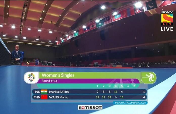 Women's singles Table Tennis Round of 16. Asian Games