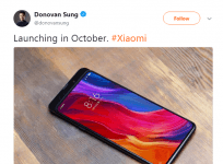 Xiaomi Mi MIX 3 October launch confirmed