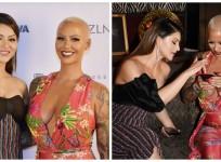 Urvashi Rautela with Amber Rose