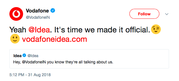 Twitter war between Indian telcos