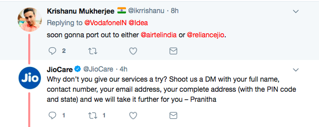 Reliance Jio's pitch to win more users