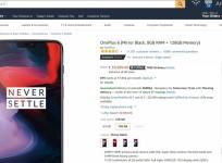 OnePlus 6, discount offer, Amazon, SBI, cash back, exchange deal