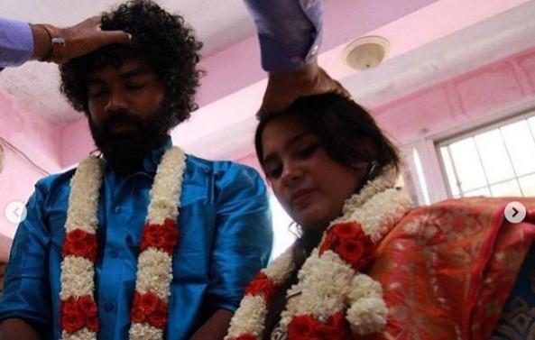 A picture from the wedding of Bigg Boss Tamil contestant Danny. Bigg Boss Tamil contestant Danny's wedding Picture