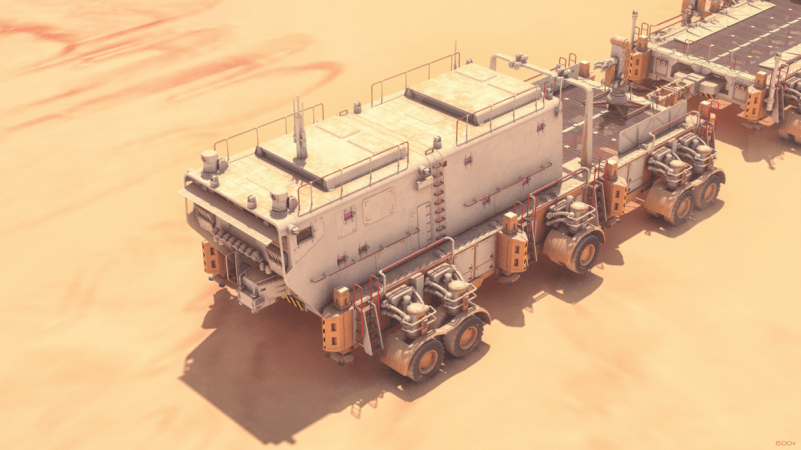 The competition included Mars surface vehicles as well Mars vehicles