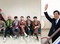 BTS and South Korea Prime Minister Lee Nak-yeon