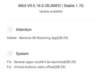 Poco F1 software update