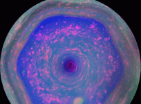 Saturn's northern polar hexagon