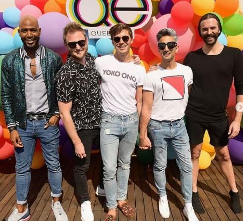 Tan France, Bobby Berk, Jonathan Van Ness, Antoni Porowski and Karamo Brown of Queer Eye Queer Eye's Fab Five