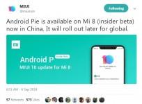 Xiaomi, Mi 8, Android Pie, MIUI 10