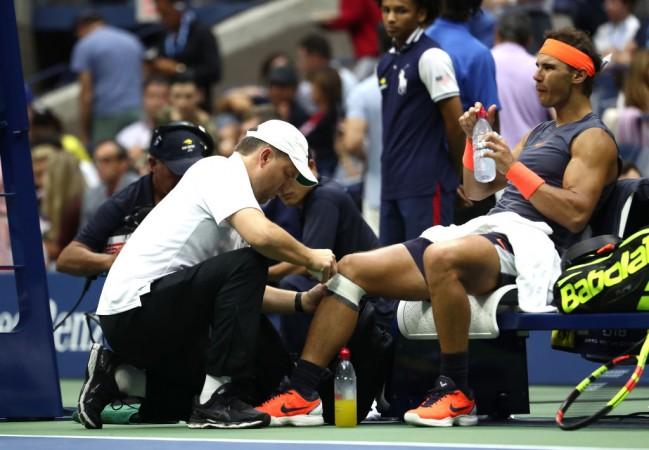 Rafael Nadal retired after the completion of second set of his US Open semi-final on Friday. Rafeal Nadal