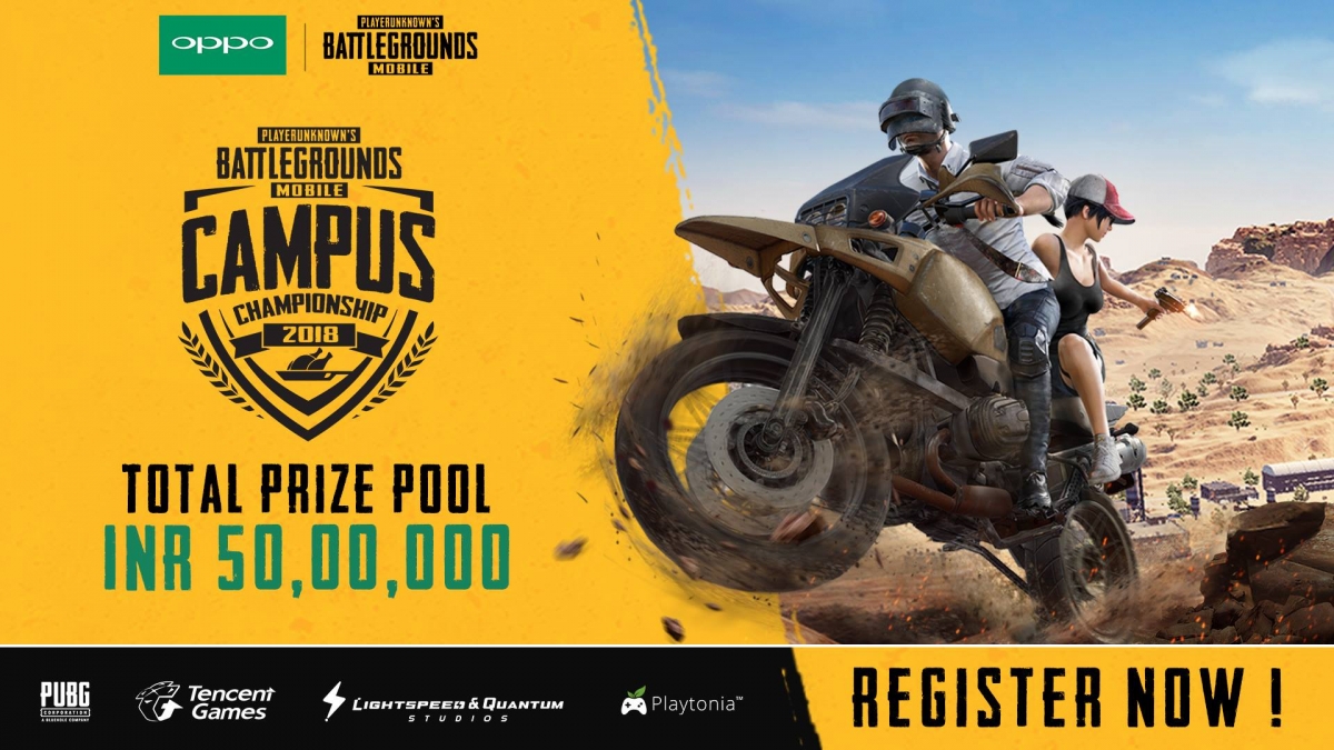 PUBG Mobile update Tencent, Oppo lure students with Rs 50 lakh prize money 