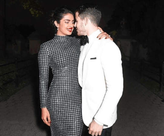 Priyanka Chopra and Nick Jonas at New York Fashion Week 2018. Priyanka Chopra and Nick Jonas at New York Fashion Week 2018