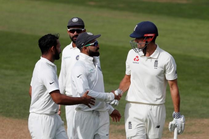 Captain Virat Kohli and his men shook hands with Alastair Cook as the England captain was dismissed for one last time in Test cricket on Monday. Alastair Cook