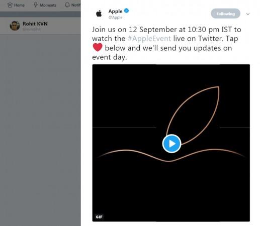 Apple Special Event will be streamed live on Twitter for the first time ever. Apple Special Event, Apple Park, iPhone 2018, launch, live, Twitter