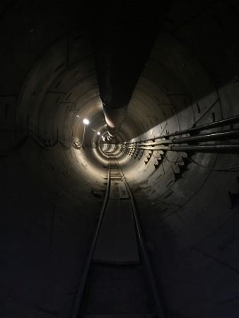 The completed test tunnel at California Boring Tunnel