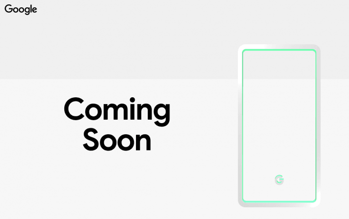 Pixel 3 shown in white Pixel 3 shown in white