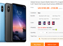 Xiaomi Redmi Note 6 Pro spotted on AliExpress