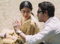 Rasika Dugal with Nawazuddin Siddiqui on Manto sets