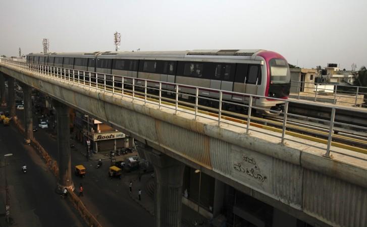 A Namma Metro (Kannada for Namma Metro