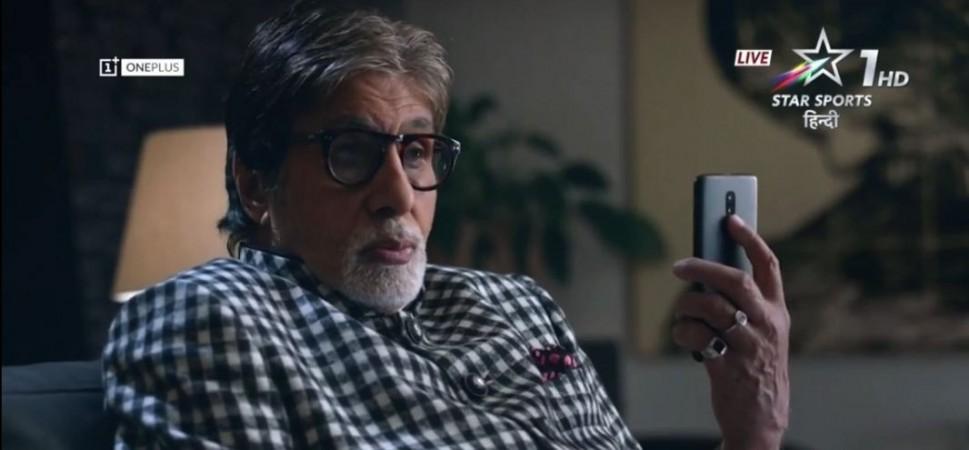 OnePlus 6T ad featuring Amitabh Bachchan in India OnePlus, OnePlus 6T, launch, TV ad, Amitabh Bachchan, India