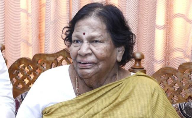 Mohan Babu's mother Manchu Lakshmamma Mohan Babu's mother Manchu Lakshmamma
