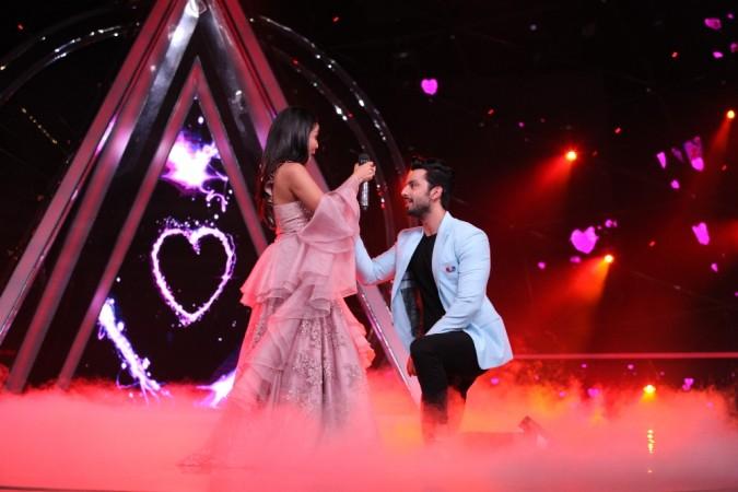 Neha Kakkar and Himansh Kohli on Indian Idol 10. Himansh Kohli and Neha Kakkar