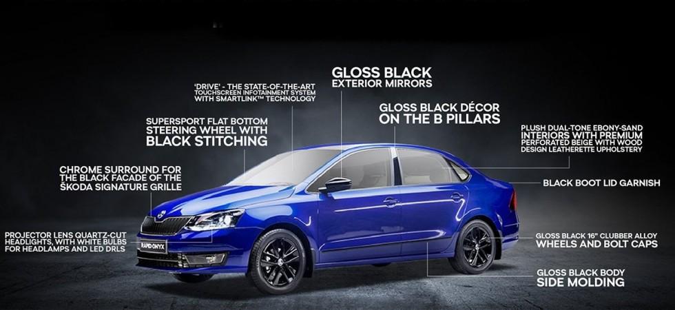 Skoda Rapid Onyx details Skoda Rapid Onyx