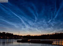 North pole clouds